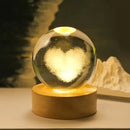 Lámpara Esfera de Cristal Templado 3D