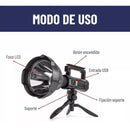 Linterna Largo Alcance Recargable L-835 - Vinolli